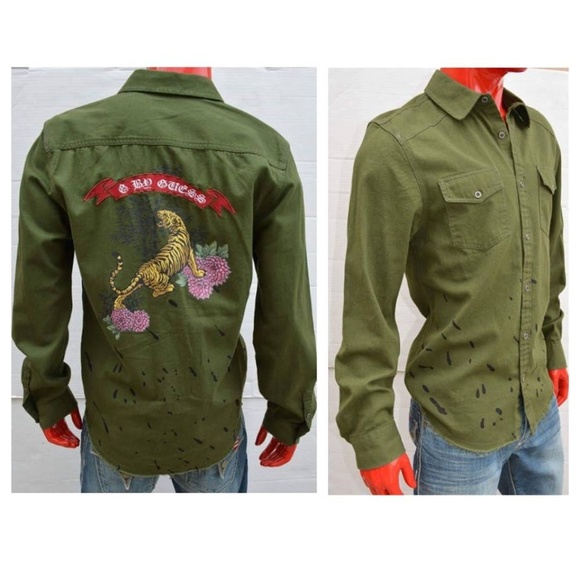 G by Guess Other - New G by GUESS Men's Sweater Shirt -Army Green